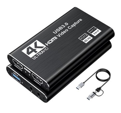 4K HDMI Capture Card USB 3.0   1080P 60FPS Gaming & Streaming Video Capture Card