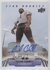 2014 Upper Deck Star Rookies Auto Isaiah Crowell #124 Auto 0o9
