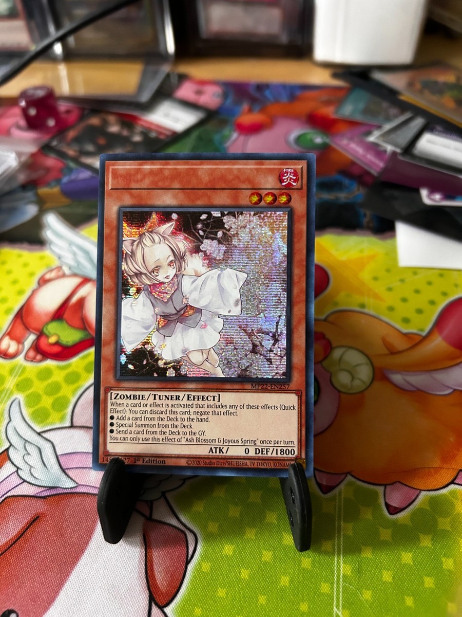 yugioh no special summon deck Yugioh Ash Blossom & Joyous Spring MP22-EN257 No Name Misprint Secret Rare