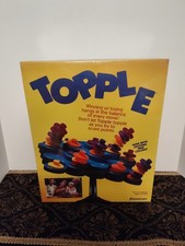 Topple Board Game 1999 Complete Pressman Balance Game Ages 6 to Adult