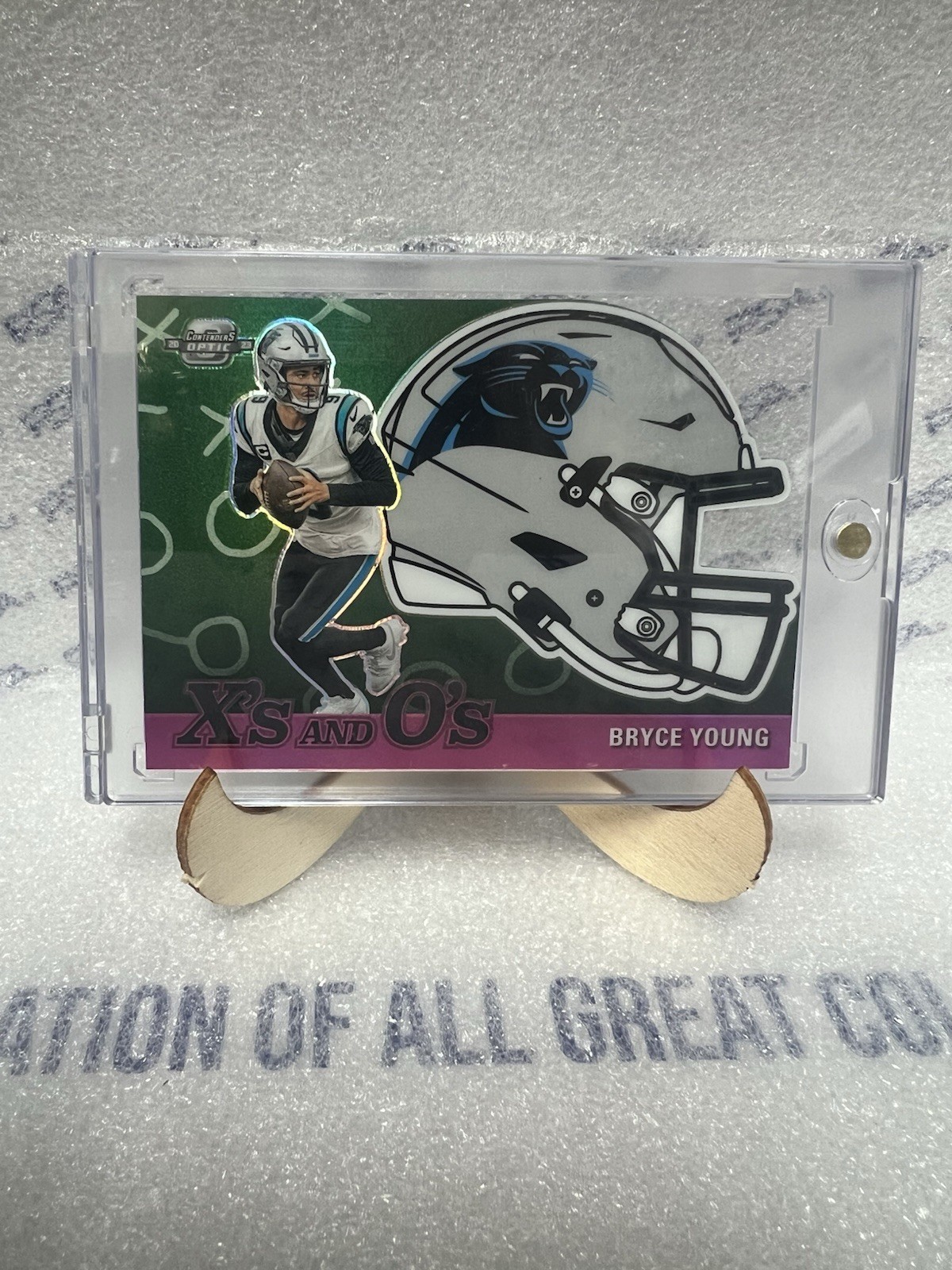 Bryce Young Panini Contenders Optic X's and O's #XO47 Pink
