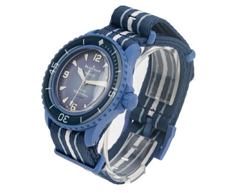 Blancpain X Swatch Atlantic Ocean Analog Quartz Men Scuba Fift...