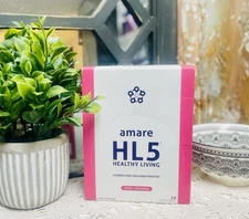 Amare HL5 Healthy Living Collagen 30 Pack 03/2026 New Sealed Box. Great price!