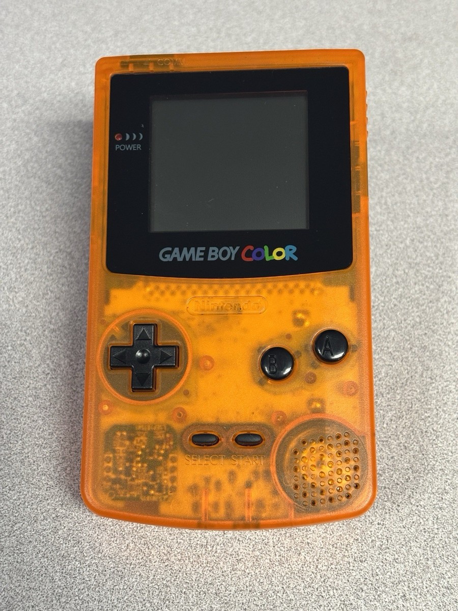Nintendo Game Boy Color System - Black/Orange for sale