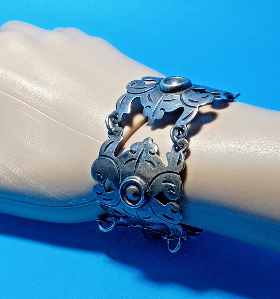 Mexican Sterling Silver Jewelry Indiana Mexican Bracelets for sale
