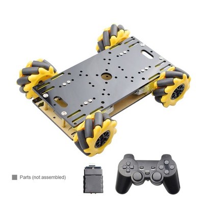 Mecanum Wheel Car Smart Omni Robot Car Chassis Kit Unassembled