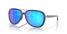 Oakley Sunglasses Split Time OO4129-0758 Navy Frames w/ Prizm Sapphire Polarized