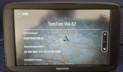 TomTom Via 62 Navi Lifetime Maps 6 Zoll Display Navigationsgerät + START 52