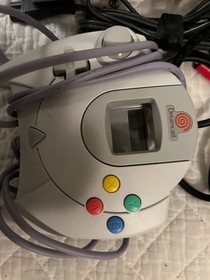 RARE Dreamcast with 3  Controllers, 2 games, + cables - PLEASE READ DESCRIPTION