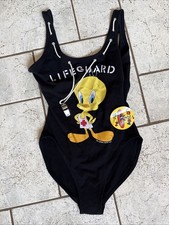 NWT Vintage Tweety Warner Bros. Looney Tunes Size 9/10 Junior Swimsuit Rare