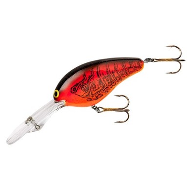 Norman Lures DD22 Deep-Diving Crankbait Bass Fishing Lure 3'', 5/8 oz Chili Bowl