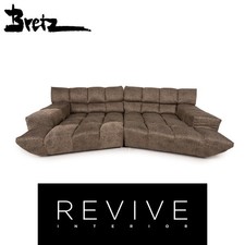 Bretz Cloud 7 Stoff Sofa Braun Couch Viersitzer Neubezug