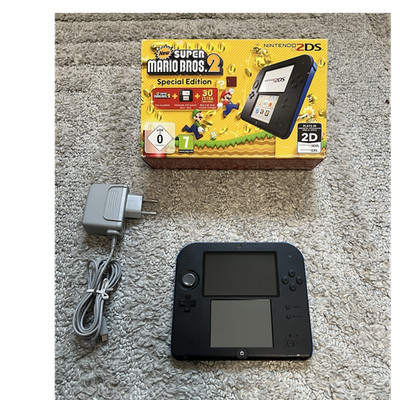 Nintendo 2DS New Super Mario Bros. 2 Special Edition schwarz/blau 4GB PAL