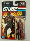 GI JOE CRIMSON GUARD COBRA ELITE TROOPER 25TH ANNIVERSARY SEALED CARD NO RESERVE