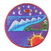 AufnäHer Himalaja 01 Patch BüGelbild Abzeichen AufbüGler Applikation