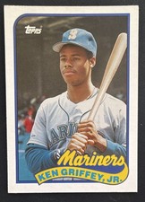 Topps 1989 Traded Ken Griffey Jr. #41T Rookie Seattle Mariners Well Centered!
