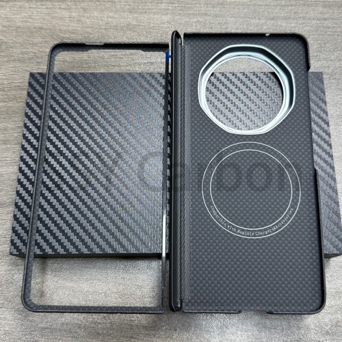 Real Carbon Fiber Case For Honor Magic V5 Aramid MagSafe Magnetic Phone Cover - Picture 3 of 13