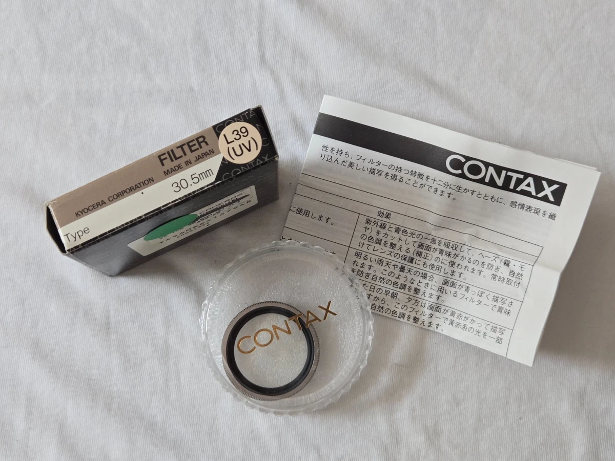 コンタックスフィルター30.5ミリ Contax UV Camera Lens Filters 30.5 mm Filter for sale | eBay