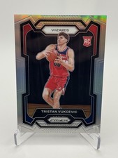 2023-24 Panini Prizm Tristan Vukcevic #126 Washington Wizards Rookie