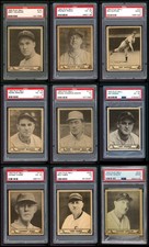 1940 Play Ball All-PSA Near Complete Set / Lot 4.5 - VG/EX+ 4689557