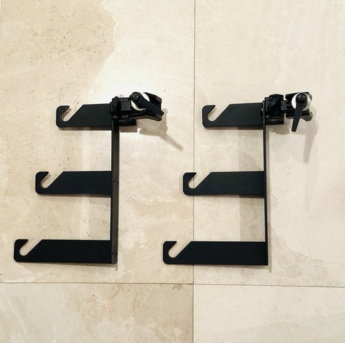 Lot of 2 Manfrotto Super Clamp Art 035 & Background Holder Hooks MADE IN ITALY