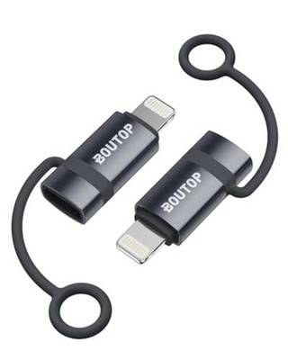  [MFi Certified] 36W USB C to Lightning Adapter (2 Pack) - 2 Packs Dark Gray