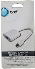 Onn Mini DisplayPort to VGA Adapter Mini DP to VGA Display.
