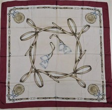 Scarf 100 Pure Silk Vintage 084 86cm x 88cm