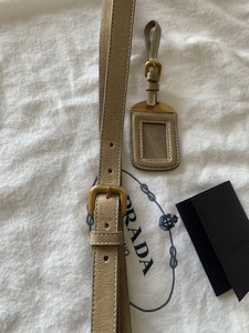 prada luggage tag