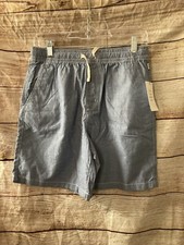 Pull on light blue shorts-Boys 18-NEW