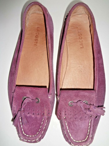 "Lacoste" Lady's Suede Driving Shoes Moccasins US 8 UK 6 EUR 39.5 - Bild 2 von 9