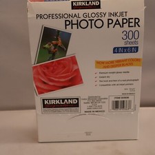 Kirkland Photo Paper 4 x6 New Partial Box Over 200 Sheets