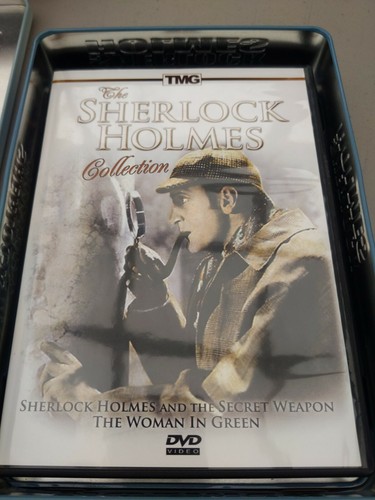 The Sherlock Holmes Collection 2 DVD Set in Metal Case Excellent Condition - Picture 3 of 4