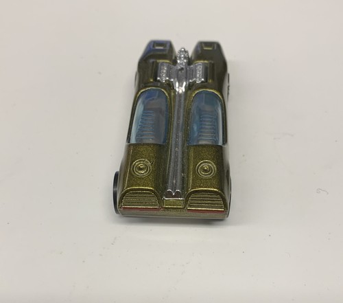 Coche suelto Hot Wheels 1968 25 aniversario Splittin Image Redline marrón dorado - Imagen 5 de 12