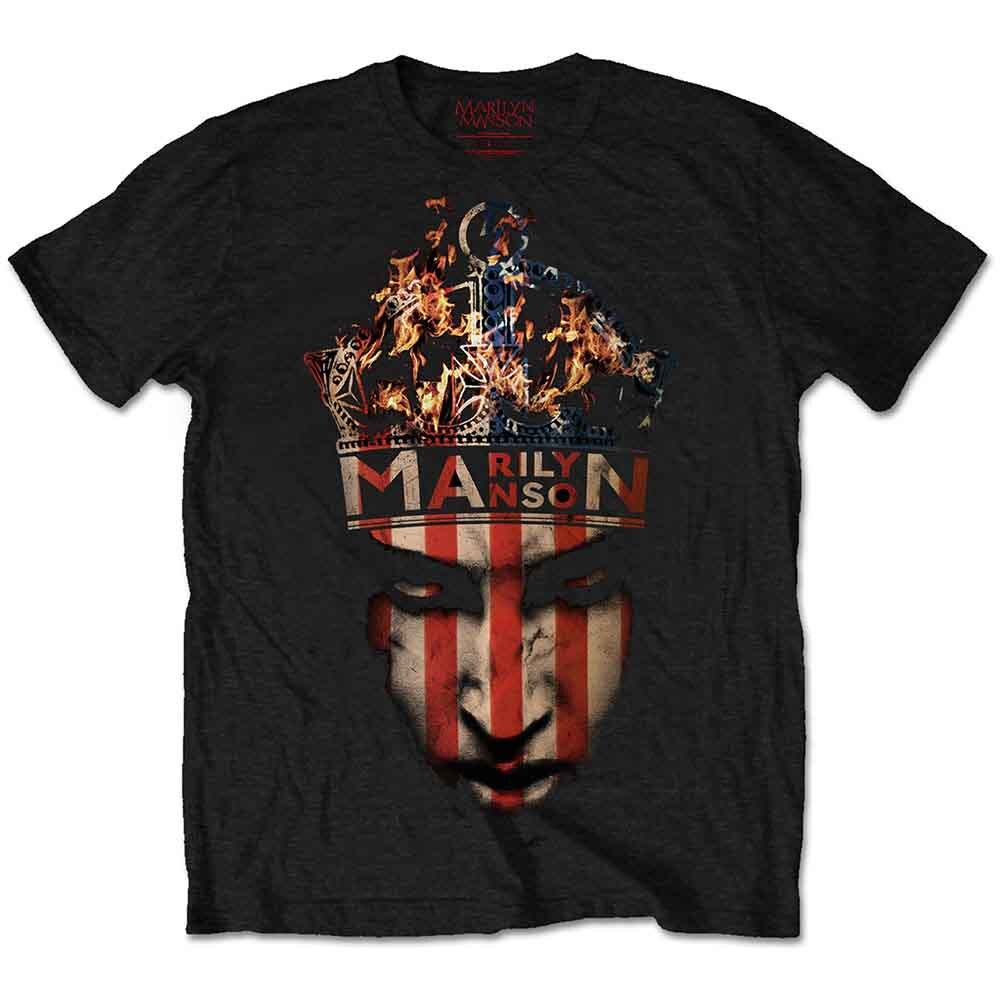 オリジナルTシャツXL Marilyn Manson Crown T-Shirt Black New | eBay