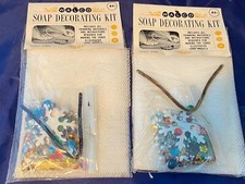 Walco Soap Decorating Kit Vintage NOS Craft Style 38K Lot of 2 Factory Sealed