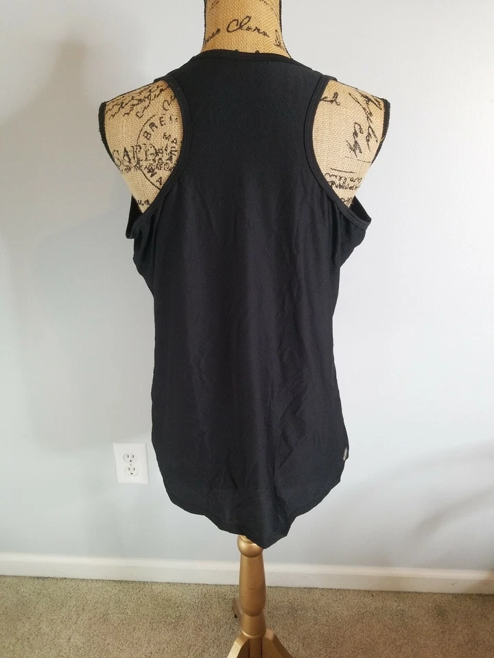 Danskin теперь женщин L тренировки без рукавов Топ черный полиэстер/спандекс смесь - Изображение 2 из 4