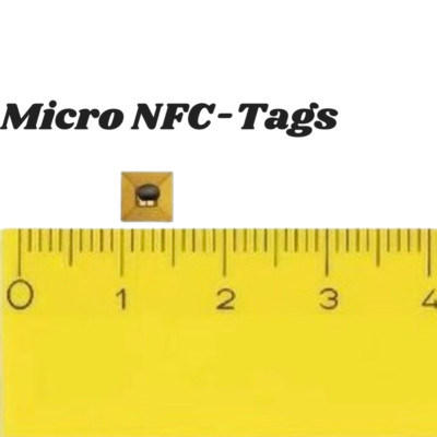Neu Micro NXP Ntag213 Tag FPC nur 5x5mm Durchmesser