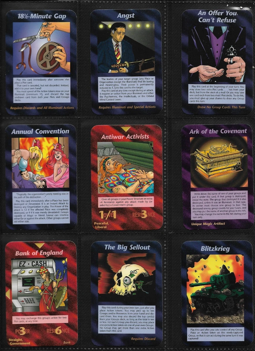 Illuminati: New World Order Individual Trading Card Games Just