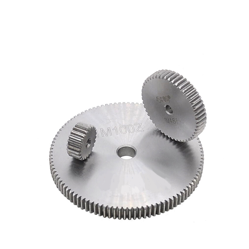 Engrenage Droit (spur Gear) Acier 45# - Module 1, 12 à 150 Dents, épaisseur 10mm, Alésage 6-12mm