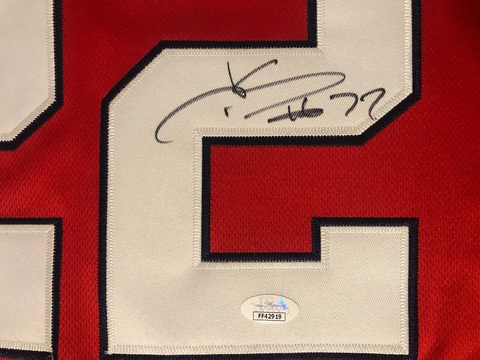 JUAN SOTO WASHINGTON NATIONALS SIGNED RED JERSEY JSA COA AUTO WS CHAMPS - Image 2 of 4