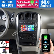 For Chrysler Town Country 04-07 Android 14 Carplay Car Radio Stereo Gps 464gb