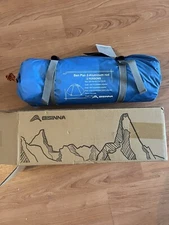 Bisinna BSW-ZL001 Blue Double Layer 2 Person Waterproof Backpacking Tent