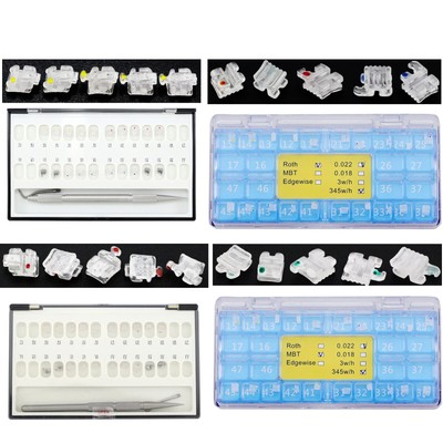 Dental Ormco Damon Clear Brackets Orthodontic Ceramic Self-ligating Roth MBT 022