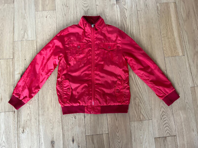   Mango Rot Jacke Mantel Alter 9/10 140 Cm  