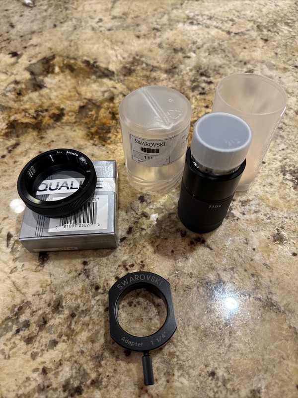 Swarovski 115 mm Objective module & Adapter Ring Rare! New and Unused!