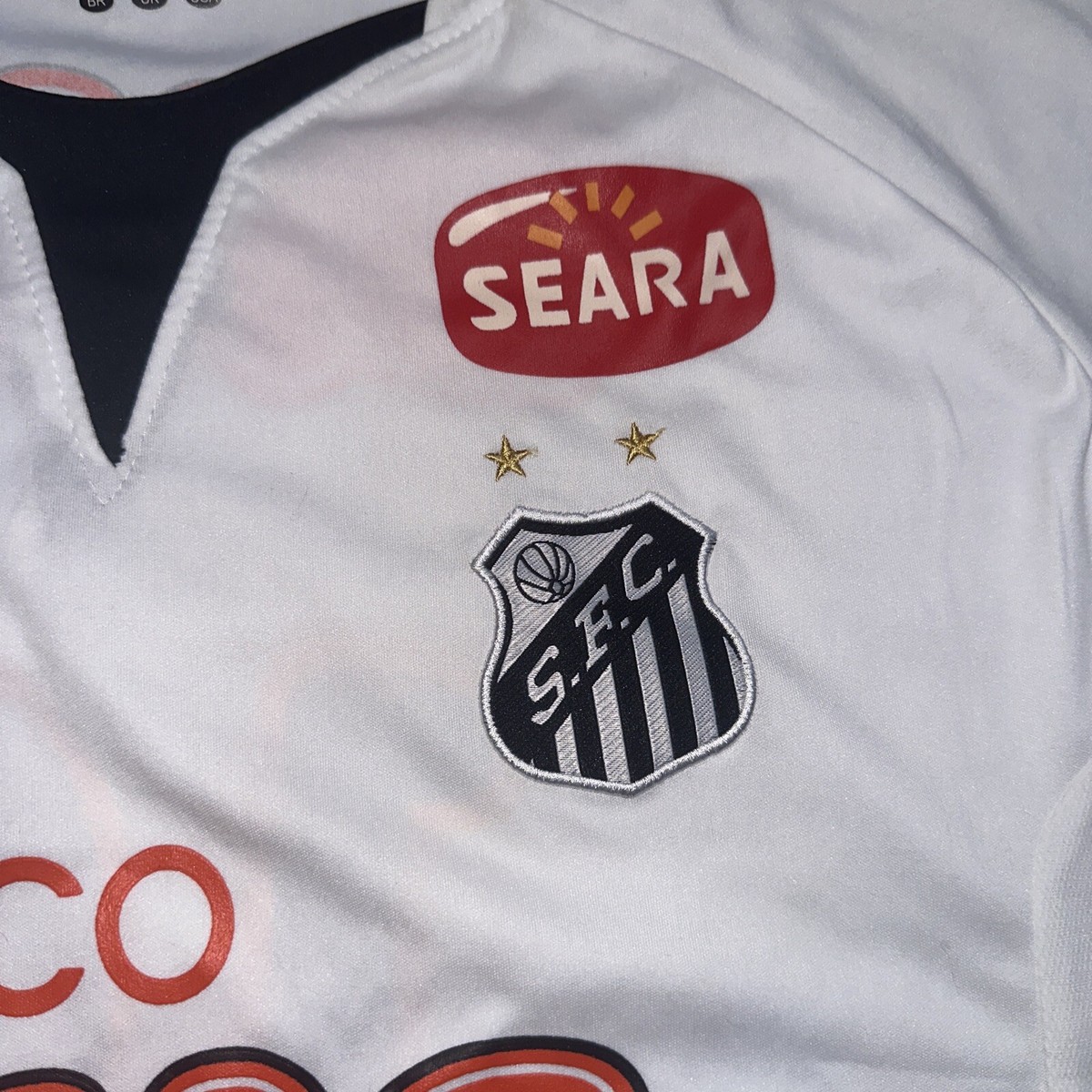 Santos Jersey Brasil Brazil Soccer Futbol Jersey 10 Vintage