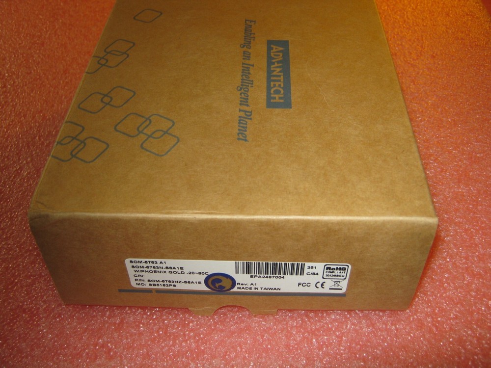 Advantech SOM-6763NZ-S6A1E Rev A1 Intel Atom CPU System on Module New in Box