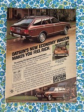 Vintage 1979 Datsun 210 Wagon Print Ad Lowest Priced