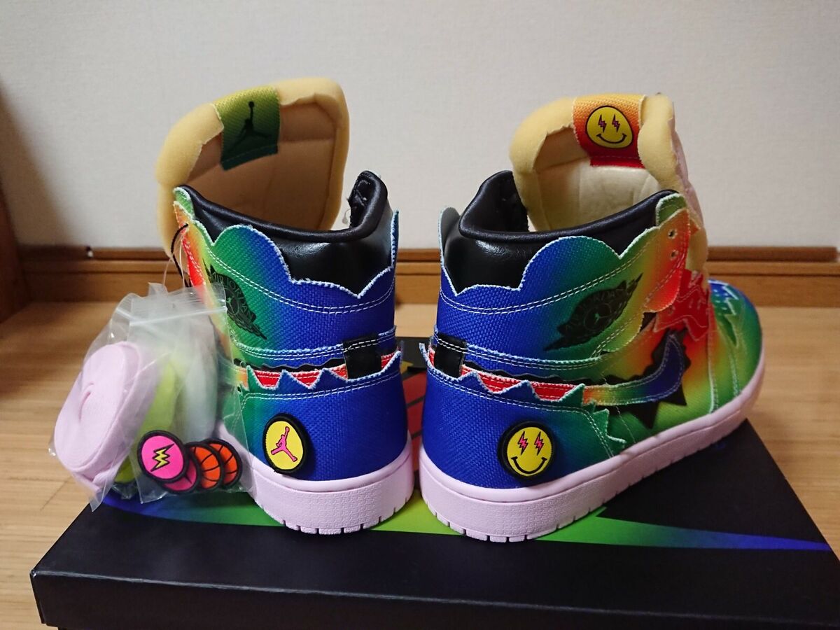 Nike x J Balvin Air Jordan 1 High Rainbow DC3481-900 US 7 Nike x J Balvin Air Jordan 1 High Rainbow DC3481-900 US 7
